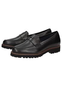 Slipper Sioux "Meredith-709-H", Damen, Gr. 45 (UK 10 1/2), schwarz, Obermaterial: 100% Lammnappaleder LANA. 100% Gummi rubber., Schuhe Slipper