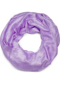 Loop styleBREAKER "Seidiger Einfarbiger Loop", Damen, lila (flieder), Obermaterial: 100% Viskose CV., Modisch, Modet&uuml;cher Loop
