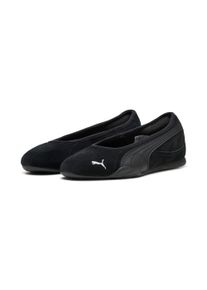 Sneaker Puma "CATCH SOLEIL BALLERINASD", Damen, Gr. 39, schwarz (Puma schwarz, Puma wei&szlig;), Leder, unifarben, Schuhe Sneaker, f&uuml;r vielseitige Aktivit&auml;ten, mit Lederobermaterial, mit Schn&uuml;rung