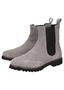 Stiefelette Sioux "Meredith-751-H", Damen, Gr. 44 (UK 9 1/2), grau, Obermaterial: 100% Lammveloursleder LAVL. 100% Gummi rubber., Schuhe Stiefelette
