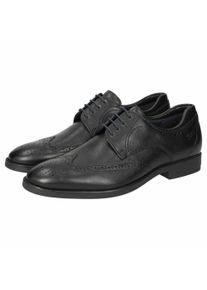 Schn&uuml;rschuh Sioux "Forkan-XL", Herren, Gr. 50.5 (UK 15), schwarz, Obermaterial: 100% Kalbsleder CAL. 100% Gummi rubber., Schuhe Schn&uuml;rschuh
