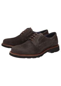 Schn&uuml;rschuh Sioux "Dilip-716-H", Herren, Gr. 43 (UK 9), braun (dunkelbraun), Obermaterial: 100% Kalbsveloursleder CAVL. 100% Gummi rubber., Schuhe Schn&uuml;rschuh
