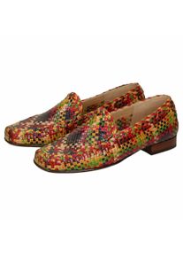 Slipper Sioux "Cordera", Damen, Gr. 42.5 (UK 8 1/2), bunt (mehrfarbig), Obermaterial: 100% Ziegenleder goatskin. 100% Gummi rubber., Schuhe Slipper