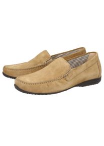 Slipper Sioux "Giumelo-700-H", Herren, Gr. 44.5 (UK 10), braun (schlamm), Obermaterial: 100% Kalbsveloursleder CAVL. 100% Gummi rubber., Schuhe Slipper