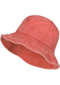 Fischerhut styleBREAKER "Fischerhut in Washed Optik", Herren, braun (terracotta), Obermaterial: 100% Baumwolle CO., Modisch, H&uuml;te Fischerhut