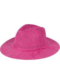 Sonnenhut styleBREAKER "Panama Strohhut", Damen, pink, Obermaterial: 100% Papierstroh PAS., Modisch, H&uuml;te Sonnenhut