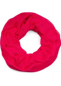 Loop styleBREAKER "Loop mit glitzerndem Schneeflocken Print", Damen, rot, Obermaterial: 50% Viskose CV. 50% Baumwolle CO., Modisch, Modet&uuml;cher Loop