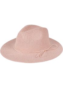 Sonnenhut styleBREAKER "Panama Strohhut", Damen, rosa (rose), Obermaterial: 100% Papierstroh PAS., Modisch, H&uuml;te Sonnenhut