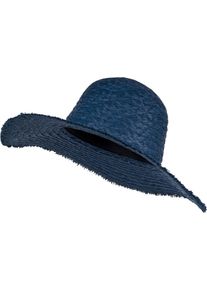 Sonnenhut styleBREAKER "Papierstroh Sonnenhut Geflochten", Damen, blau (dunkelblau), Obermaterial: 100% Papierstroh PAS., Modisch, H&uuml;te Sonnenhut