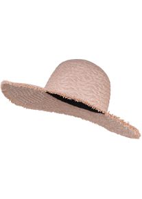 Sonnenhut styleBREAKER "Papierstroh Sonnenhut Geflochten", Damen, rosa (rose), Obermaterial: 100% Papierstroh PAS., Modisch, H&uuml;te Sonnenhut