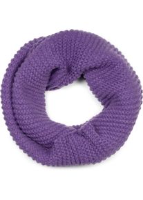 Loop styleBREAKER "Strick Loop Wellenmuster", Damen, lila (violett), Obermaterial: 100% Polyacryl PAN., Modisch, Modet&uuml;cher Loop