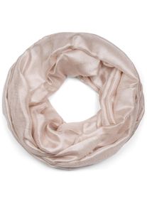 Loop styleBREAKER "Seidiger Einfarbiger Loop", Damen, beige, Obermaterial: 100% Viskose CV., Modisch, Modet&uuml;cher Loop