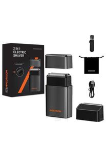 MAXGROOM Rasierapparate ZG-F5580 2-in-1 Electric Shaver - Black