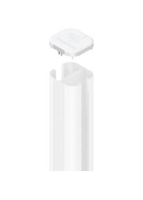 TraumGarten SYSTEM capuchon de poteau BASIC avec logo blanc g&uuml;nstig