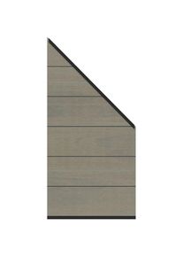TraumGarten DreamDeck SYSTEM Platinum XL kit de raccordement de cl&ocirc;ture gris taupe g&uuml;nstig