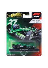Hotwheels Spielzeug-Auto HOT WHEELS "Hot Wheels Premium F1 - Team Sauber Driver 1", bunt, Spielzeugfahrzeuge, Kinder, Metall, Spielzeug-Auto