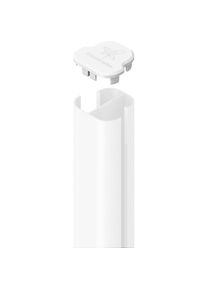 TraumGarten Capuchon pour SYSTEM poteau d'angle &agrave; embo&icirc;tement BASIC avec logo blanc g&uuml;nstig