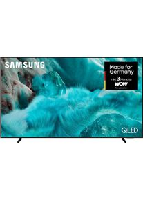 Samsung QLED-Fernseher "GQ75Q7F2AU QLED-Fernseher", Energieeffizienz: G, schwarz, 75 &Prime;, Fernseher, Quantum HDR, Knox Security, Art Store, 3D Sound, Gaming Hub, AI TV, QLED-Fernseher