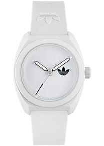 Quarzuhr adidas originals "PROJECT THREE", wei&szlig;, Armbanduhren, Damen, Quarzuhr, Armbanduhr, Herrenuhr, Damenuhr, unisex, Kunststoffarmband
