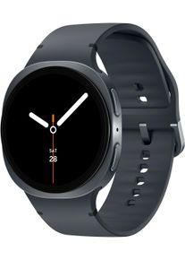 Smartwatch Samsung "Galaxy Watch 8", grau (graphite), Smartwatches, 44,mit eSIM, Smartwatch