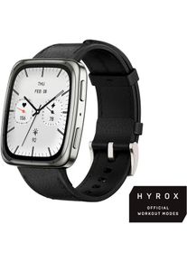 Smartwatch Amazfit "Active 2 Square", schwarz (schwarz, schwarz), Smartwatches, 44,45, Smartwatch, Hyrox Race Mode