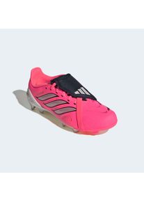 Fu&szlig;ballschuh adidas Performance "PREDATOR LEAGUE KIDS, FESTE B&Ouml;DEN, UMSCHLAGBARE ZUNGE", Kinder, Gr. 36, solar turbo, thermal chrome, core schwarz, Synthetik, Textil, Schuhe Fu&szlig;ballschuh, Au&szlig;ensohle f&uuml;r Rasen und feste B&ouml;den, f&uuml;r Jugendliche & Kinder