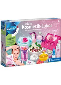 Experimentierkasten Clementoni "Galileo, Mein Kosmetik-Labor", bunt (wei&szlig;, neutral), Experimentierk&auml;sten, Kinder, Experimentierkasten, Made in Europe