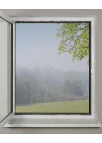 Fliegengitter-Gewebe Gardinia "Insektenschutz Gaze", schwarz (wei&szlig;, neutral), B:130cm, Insektenschutzgitter, Fliegengitter-Gewebe, mit selbstklebendes Klettband