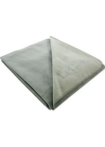Wohndecke "Anisa", gr&uuml;n, B:150cm L:200cm, Baumwolle, Kunstfaser, LeGer Home by Lena Gercke, Wohndecken, Wohndecke, mit modernem Schriftzug, Kuscheldecke
