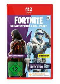 EPIC GAMES Spielesoftware "Fortnite Schattenfeuer & Eis Paket (Code in Box)", bunt (ohne farbbezeichnung), Nintendo Switch 2, Spielesoftware, Spielesoftware