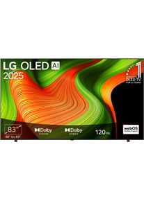 LG OLED-Fernseher "OLED83B59LA", Energieeffizienz: F, schwarz, 83 &Prime;, Fernseher, OLED-Fernseher