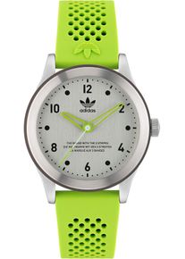 Quarzuhr adidas originals "CODE THREE", gr&uuml;n (hellgr&uuml;n), Armbanduhren, Damen, Quarzuhr, Armbanduhr, Damenuhr, Herrenuhr, Silikonarmband