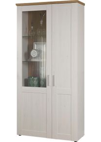 Vitrine Home Affaire "Nybro", andersen pine wei&szlig;, B:95cm H:194cm T:38cm, Schr&auml;nke, Vitrine