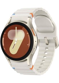 Smartwatch Samsung "Galaxy Watch 7", beige (cr&egrave;me, cr&egrave;me), Smartwatches, 40,mit eSIM, Smartwatch