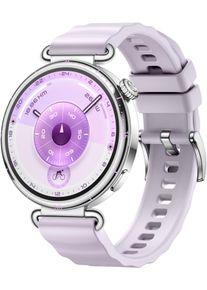 Smartwatch Huawei "WATCH GT6 41 mm", lila, silber purble, Smartwatches, 1,32 &Prime;, Smartwatch, Bis zu 14 Tagen Akkulaufzeit, Fahrrad-Features, Umfassend kompatibel