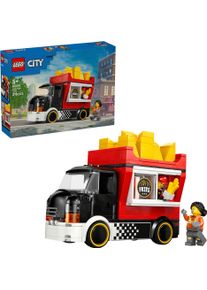 Konstruktionsspielsteine Lego "Pommes-Truck (60488), Lego City", bunt, Spielbausteine, Kinder, Kunststoff, Konstruktionsspielsteine, Made in Europe
