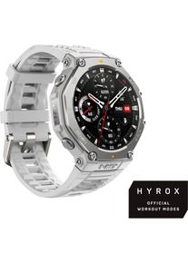 Smartwatch Amazfit "T-Rex 3", grau (grau, grau), Smartwatches, 1,5 &Prime;, Smartwatch, Hyrox Race Mode