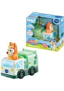 Spielzeug-M&uuml;llwagen Vtech "Tut Tut Baby Flitzer - Bingos M&uuml;llwagen", bunt, Spielzeugfahrzeuge, KinderB:9,2cm H:9cm T:5,5cm, Kunststoff, Spielzeug-M&uuml;llwagen, mit Licht und Sound, B:9,2cm H:9cm T:5,5cm