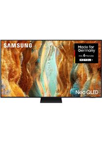 Samsung QLED-Fernseher "GQ65QN70FAU QLED Mini LED-Fernseher", Energieeffizienz: E, schwarz, 65 &Prime;, Fernseher, Neo Quantum HDR, 4K AI Upscaling, Gaming Hub, Motion Xcelerator 144Hz, QLED-Fernseher, Topseller
