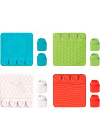 Spielbausteine Clementoni "Clemmy Soft, Sensorische Spielmatten", bunt, Spielbausteine, Baby, Kunststoff, Spielbausteine