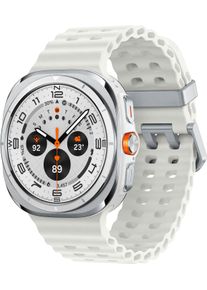Smartwatch Samsung "Galaxy Watch Ultra (2025)", wei&szlig; (wei&szlig;, titanium wei&szlig;), Smartwatches, 47, 4G (LTE), Smartwatch