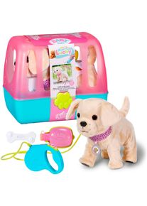 Pl&uuml;schfigur Baby Born "Mein Hund Lucky mit Box", bunt, Pl&uuml;schfiguren, KinderB:28,4cm H:24,3cm T:20cm, Pl&uuml;schfigur, B:28,4cm H:24,3cm T:20cm