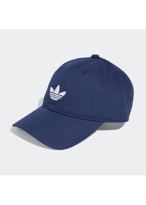 Baseball Cap adidas originals "ADICOLOR CLASSIC TREFOIL", Damen, blau (night indigo, wei&szlig;), Caps Baseball Cap, f&uuml;r Erwachsene, sportlicher Stil, aus Baumwolle