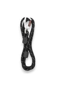 Woolly Wolf - Rope Leash Black - 180 cm - 10mm