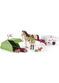Spielfigur Schleich "HORSE CLUB, Sarahs Campingausflug (42533)", bunt, Spielfiguren, Kinder, Kunststoff, Spielfigur