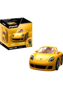 Konstruktions-Spielset Playmobil "Playmobil X Porsche Carrera GT (71859), Cars", gelb, Spielbausteine, Kinder, Kunststoff, Konstruktions-Spielset, Made in Europe