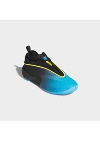 Basketballschuh adidas Performance "D.O.N. ISSUE 7", Gr. 42,5, lucid aquamarine, core schwarz, gelb, Textil, Schuhe Basketballschuh