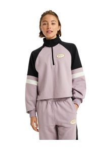 Sweatshirt Roxy "Essential Energy Boxy Half Zip", Damen, Gr. L, nirvana, Obermaterial: 100% Walkfrottier;, Sweatshirts Sweatshirt