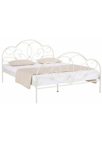 Metallbett Home Affaire "TOPSELLER", wei&szlig;, L:205cm, Betten, Metallbett, mit aufwendiger Verzierung, romantischer Stil