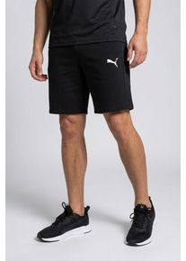 Trainingsshorts Puma "TEAMGOAL CASUALS SHORTS", Herren, Gr. XL, N-Gr, schwarz-wei&szlig; (Puma schwarz, Puma wei&szlig;), Sweatware, Obermaterial: 100% Baumwolle, unifarben, regular fit kniefrei, Hosen Trainingsshorts, aus Baumwolle und Polyester, Sweatware-Material, kniefrei